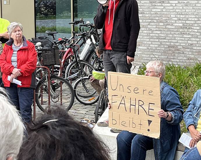 SPD unterstützt Demo zum Erhalt der Langeler Fähre